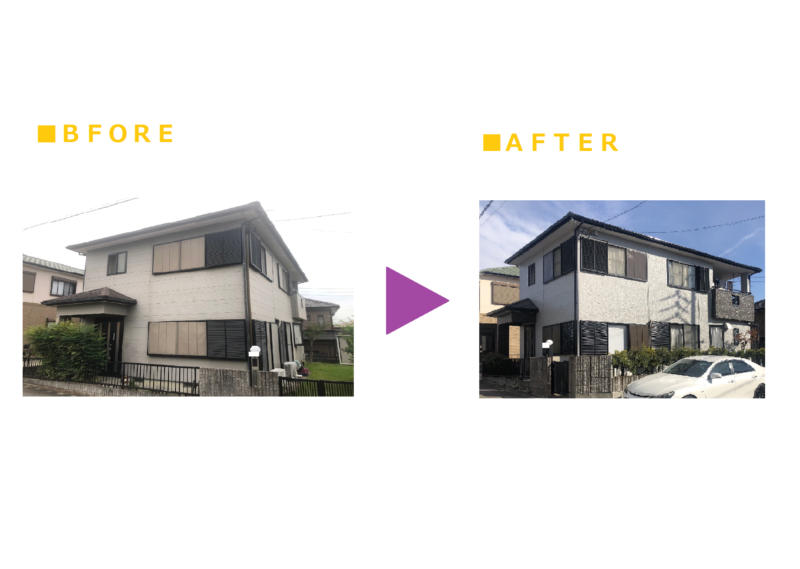 豊田市　Ｉ様邸/屋根、外壁塗装・駐車場改修リフォーム