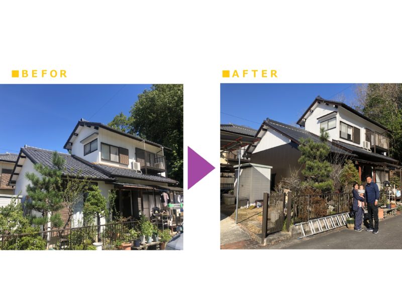 豊田市　Ｎ様邸／屋根漆喰、外壁塗装リフォーム
