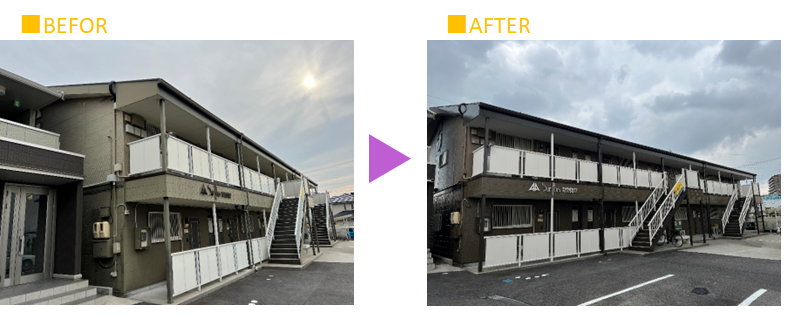 豊田市　マンションの屋根外壁塗装